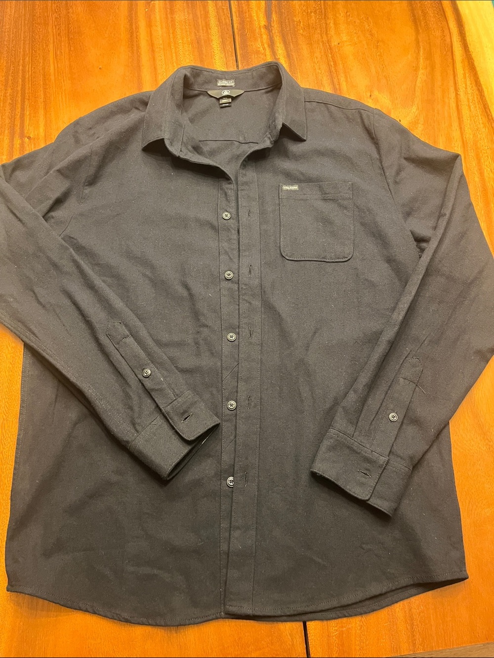 Volcom Men's Long-Sleeve Button-Up Shirt - Black